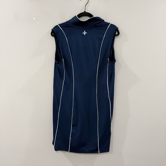 Tuckernuck TNuck Sport Dress Roxana Quarter Zip Golf Tennis in Navy - Picture 8 of 9